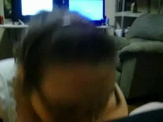 Blowjob in Living room
