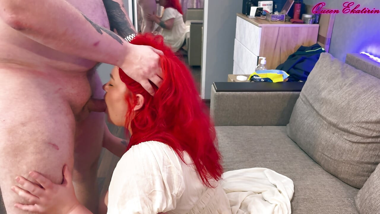 My wife caught me jerking off. She doesn't like it when she doesn't serve my dick.