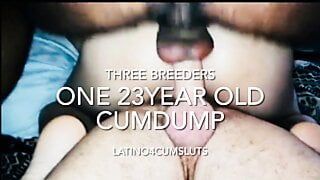 3 allevatori e un sexy cumdump di 23 anni