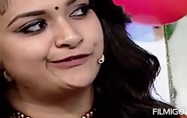 Keerthi suresh cum mouth