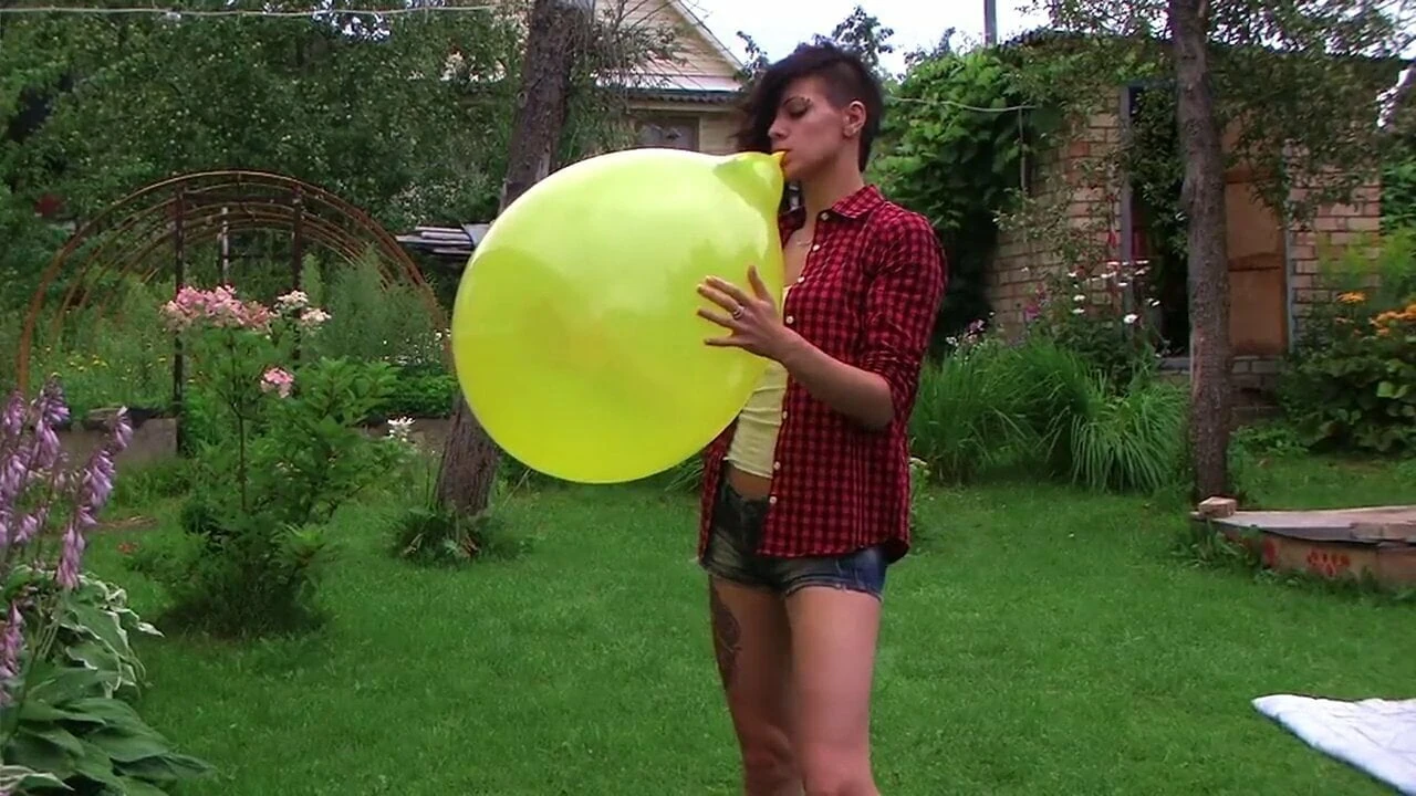 Gele ballon