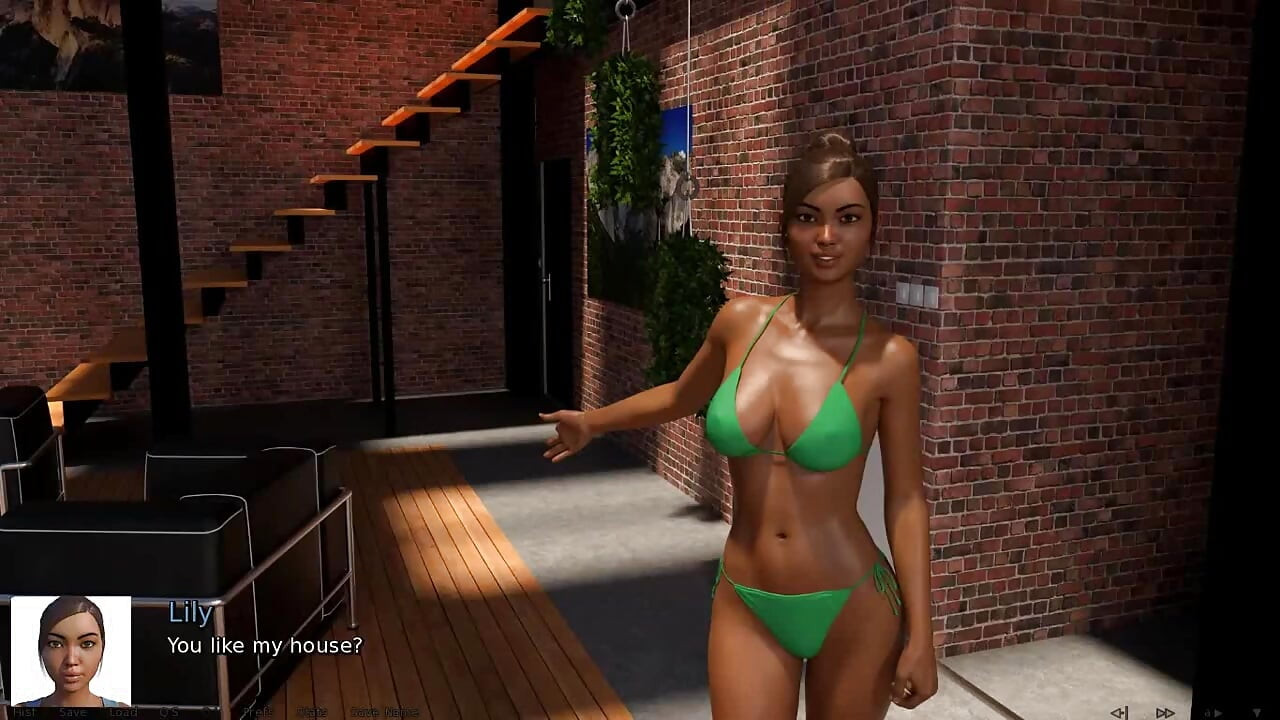 Where the heart is: sexy black ebony cook in bikini ep 105