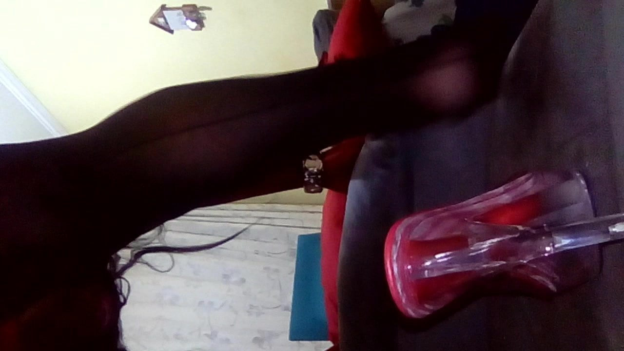 My shoes sexy red