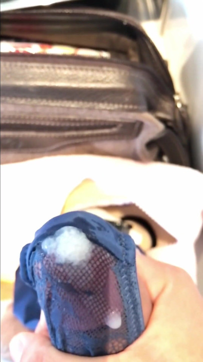 Wife sent a video and asked to cum on her panties | Clip 1