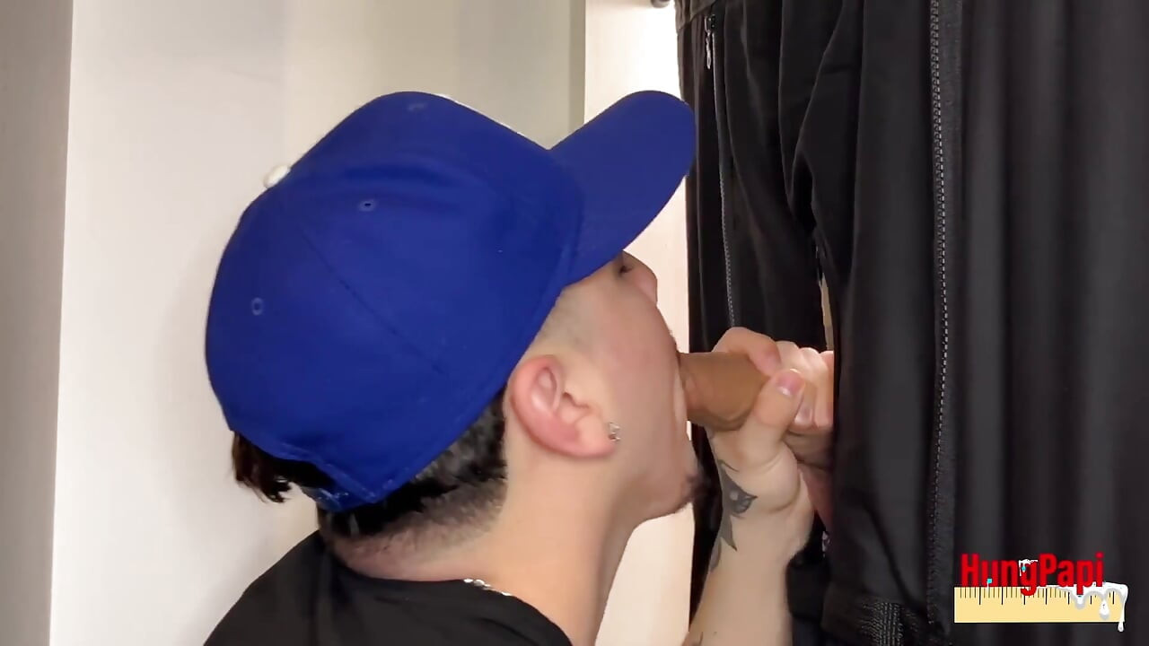 Gloryhole Bro Homie Sucks Big Uncut Cock Glory Hole