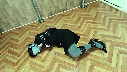 The Targeted Office Lady Was Tied up with Tape