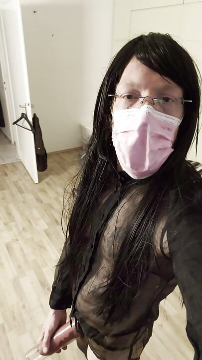 Crossdresser Cock Pump Fun