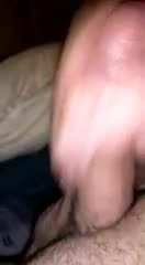 Stroking my dick