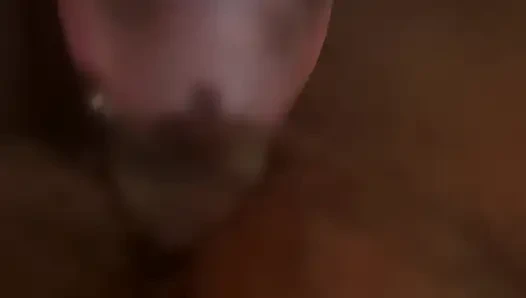 Schob einen dildo in meine fette enge muschi