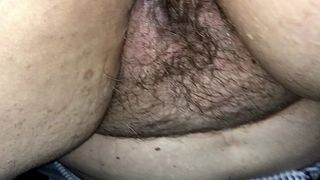 Licking Creampie From Wifes Hairy Pussy