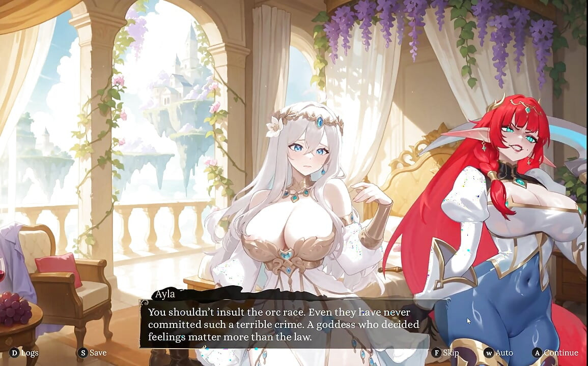 Aura 2 Lust of the Gods Hentai Game Ep.2 husband FACIAL my WIFE while I make her SQUIRT with a DILDO !