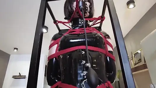 Mz32 - Bound Within a Metal Device, Reaching a Vibrating Climax.