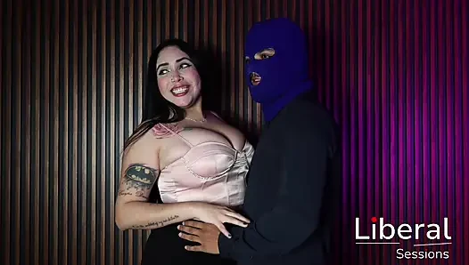 BIG TITS WOMAN GETS FUCKED AND RECORDED BY TWO MEN FOR THE FIRST TIME