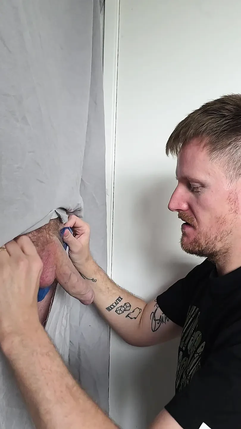 Tricking My Stepbrother Into Using My Gloryhole and Then Fucking My Big Musky Ass After