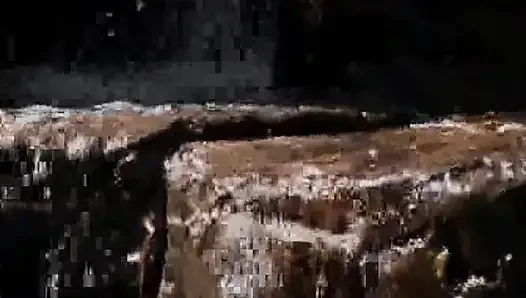 İki büyük memeli sarışın ile belden bağlamalı