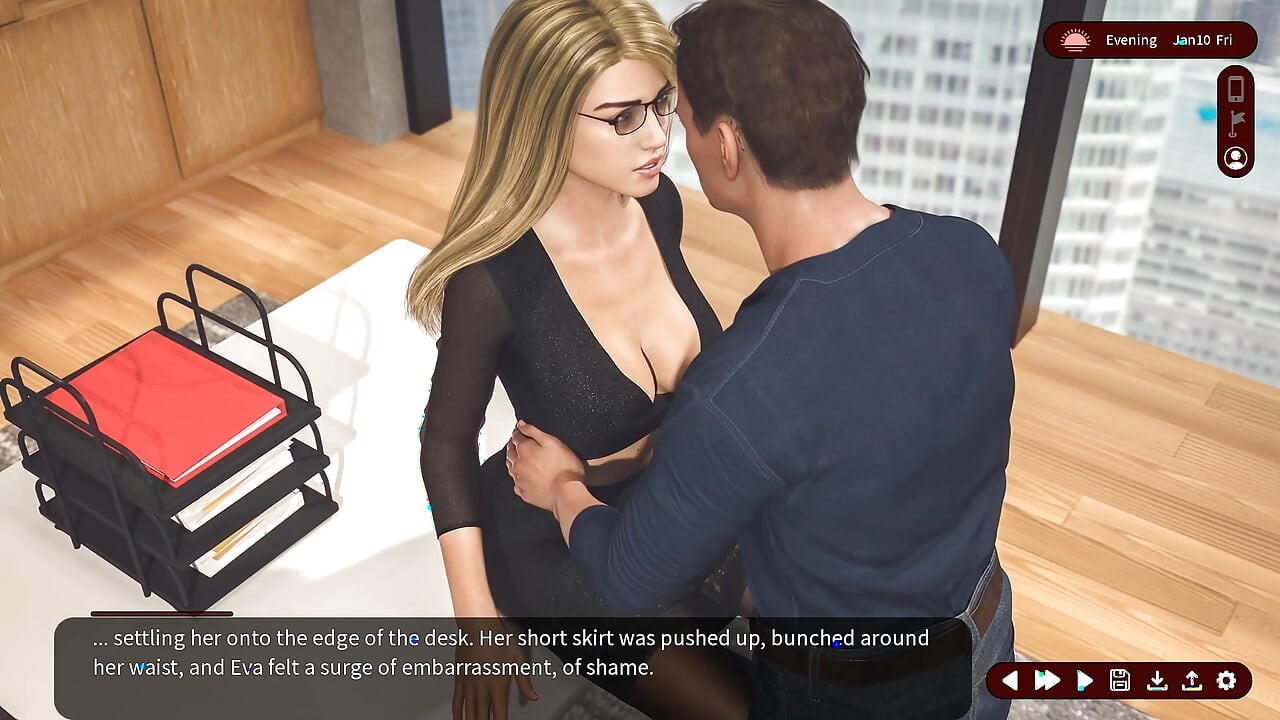 Whispers of Desire: Married Woman Got Caught by Her Boss Cheating Her Husband on the Office Desk - Episode 11