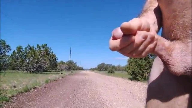 Cumming in the road