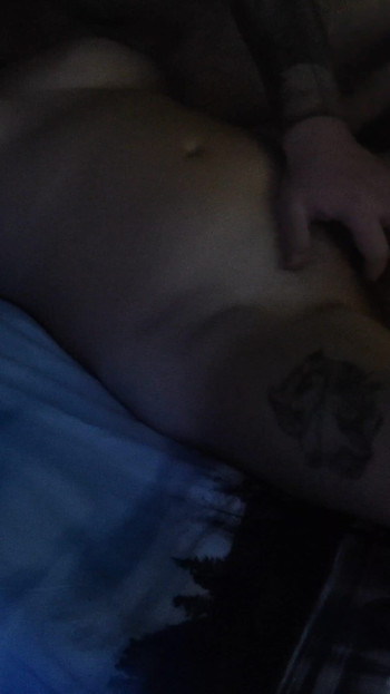 Captivating moment from "Fingering my stepsister pussy in parent's bed"
