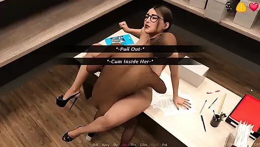 Office Corruption: Busty Secretary Gail Earns Her Promotion From the BBC Boss - the Office-part 3-damaged Coda - by Porn Game 4u