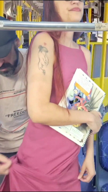 Unforgettable moment from "Young student was thighed by stranger inside the bus in public."