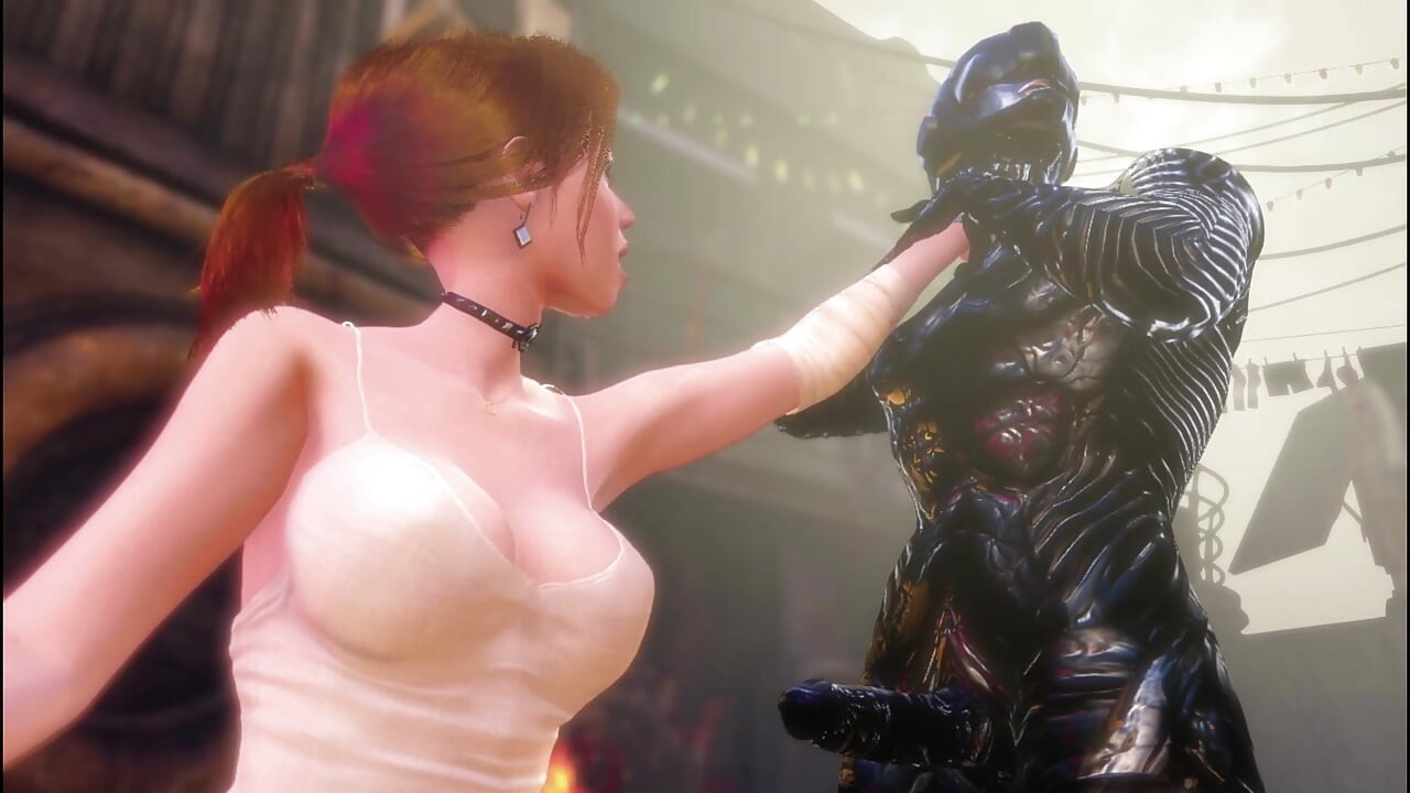Cyberpunk trans i stara 80-godišnja stara žena s velikim sisama