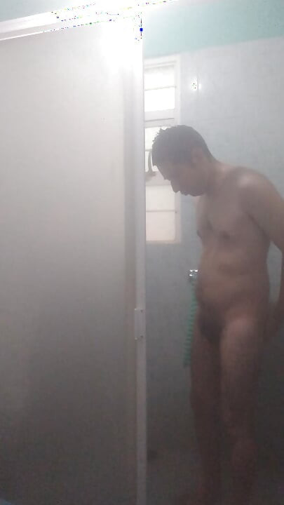 Showering so happy