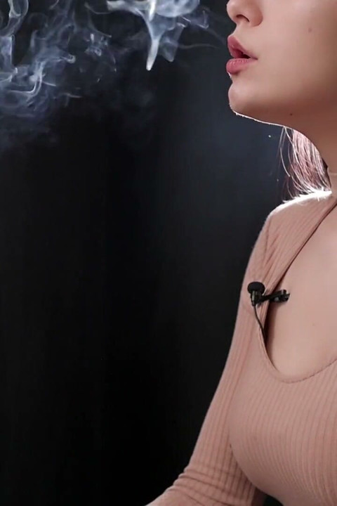 Amazing and Sexy Russian Babe Smoking Cigarette