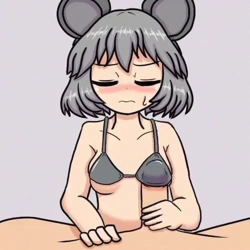 Cum into bikini
