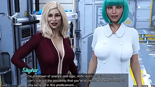 Stranded in Space - Competition Between MILFs and Teens