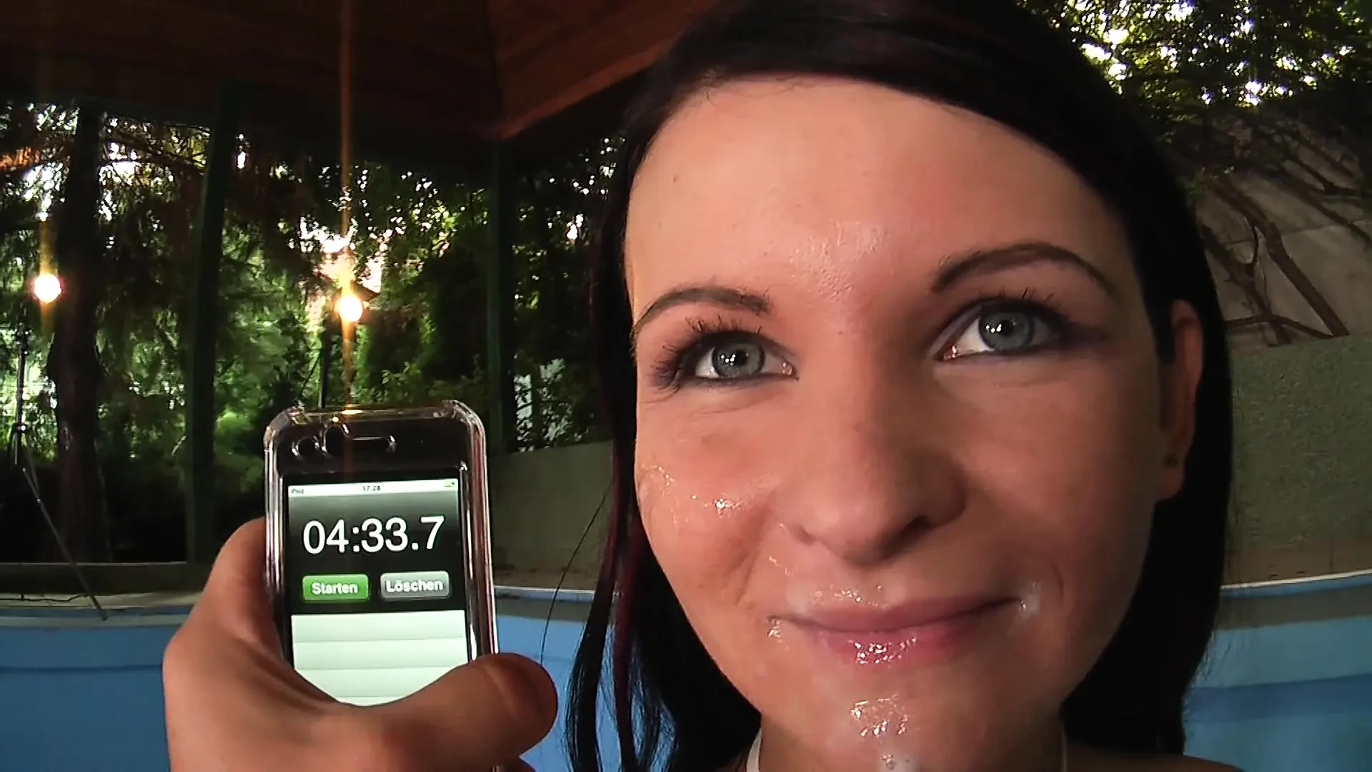 luna gold - brunette,big cock