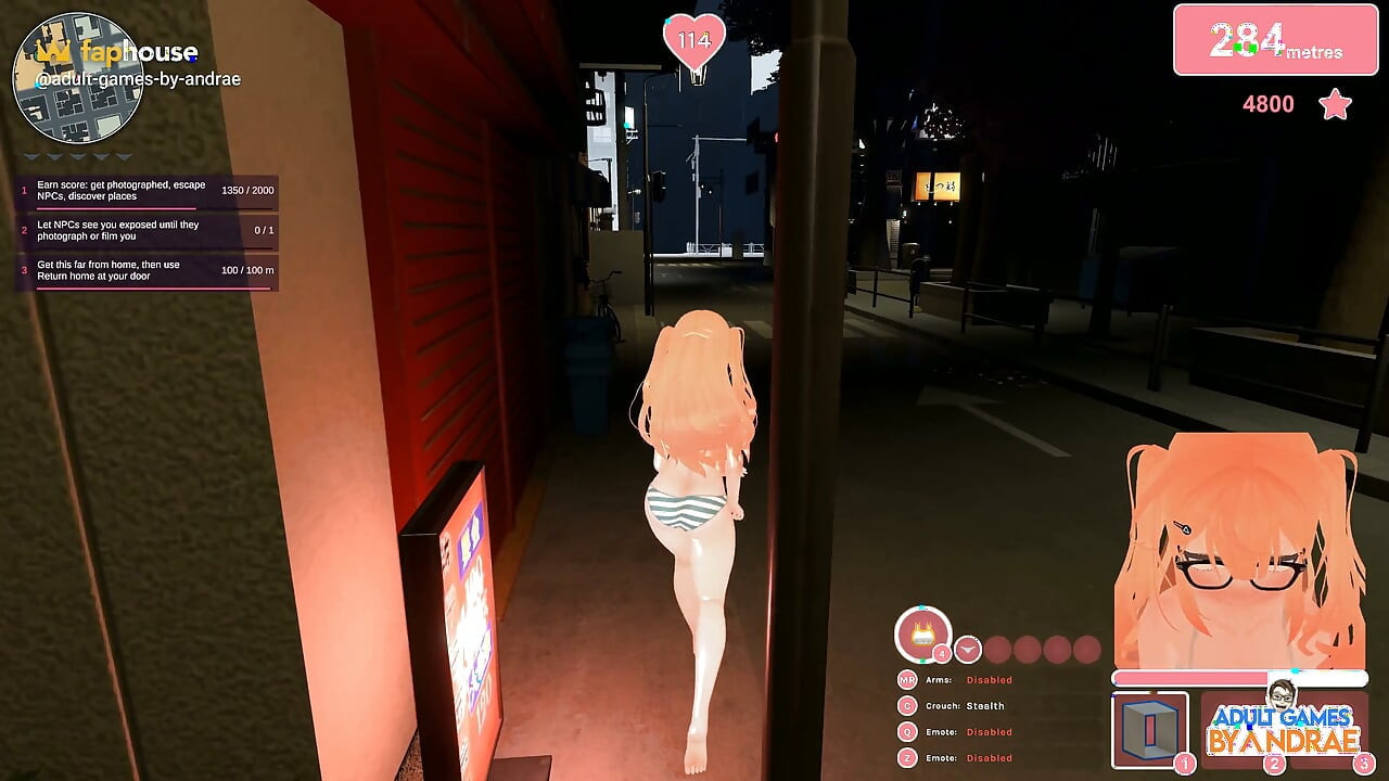 Project Exhibitionist Gameplay phần 1 Gặp gỡ Ciel và khám phá bí mật của cô ấy