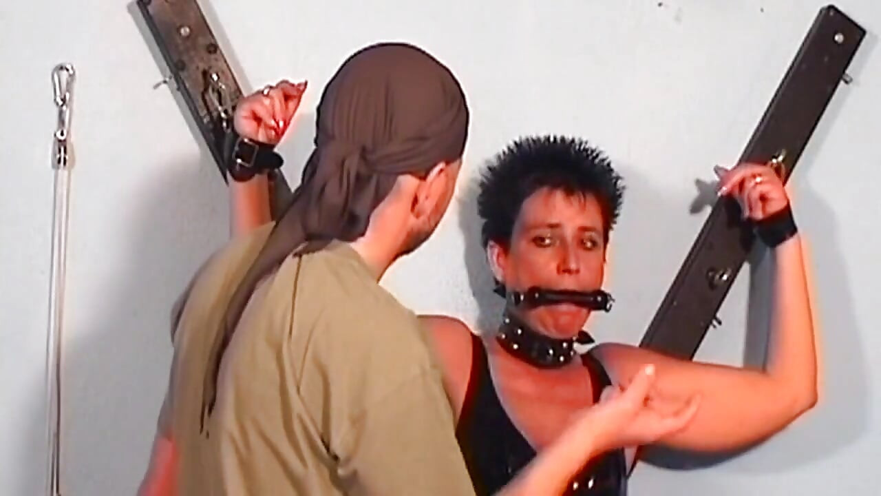 Mature MILF Strapped in Bondage for Clamping Play