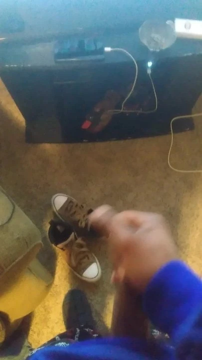 Masturbating