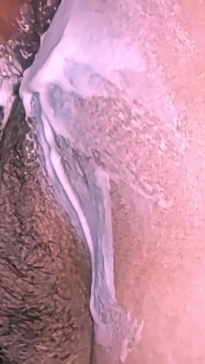 I shave my girlfriend's pussy and anus | Clip 1