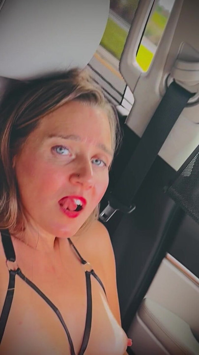 Sexy naughty in the car
