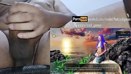 Волшебная киска, глава 1, часть 4 (геймплей с членом перед камерой)