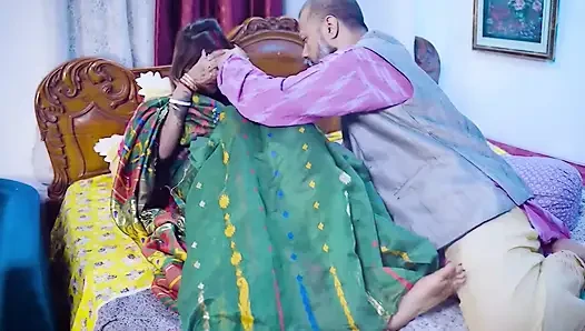 Bete ke ghar pe nhi rahne par sasur ne meri jawani ki pyaas bujhai