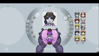 Fapwall Parody Hentai game Widowmaker overwatch cum covered