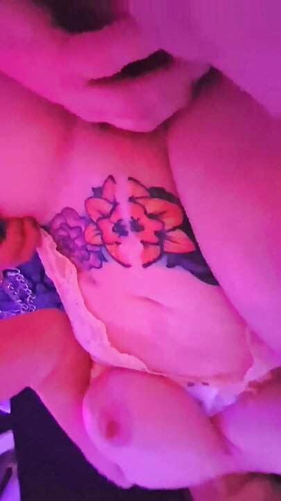 Chained swollen pussy fucked deep by a huge cock
