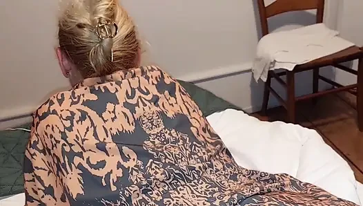 Mature Blonde Wife Enjoys Sex in Between Time