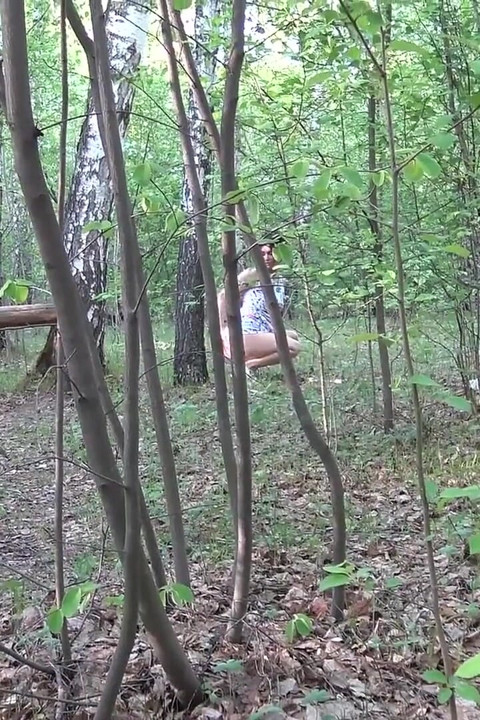 Flashing My Pussy in the Woods