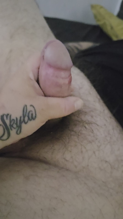 Wanking my  fiances big cock off