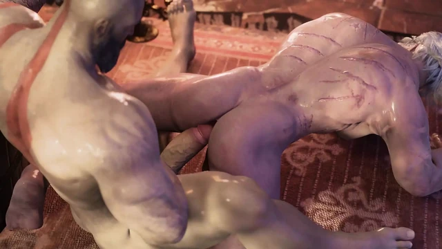 Kratos BIG COCK vs. Geralt loose ASS