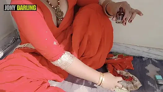 Pencaplı yenge çatıda tırnaklarını boyadı