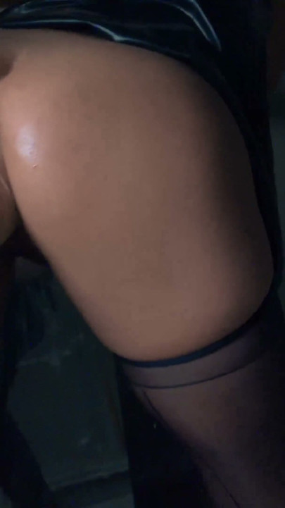 Stranger fisting busty brunette in leather dress - reconstruction of a lost place