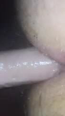 hubby getting strapon fucked