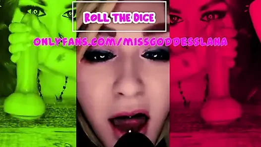 Rollen sie den Würfel Lutsch Ihren Dildo mit mir, das Online-Spiel