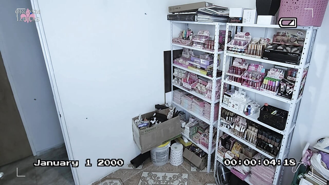She is caught stealing from the store, she had to pay with another service