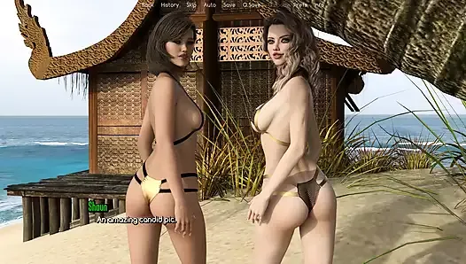 A Life Worth Living: Erotic Photoshoot on the Beach - Episode 46