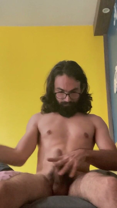 Guy with Cerbral Palsy Shoots a load from his Big Dick | Clip 1